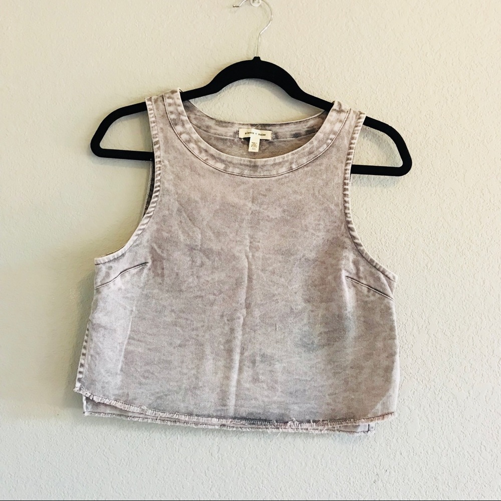UO Denim Crop Top